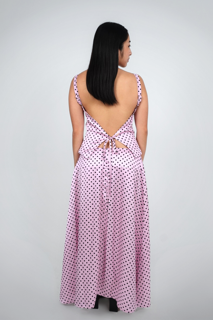 Pink Polka Dot Two-Piece Set